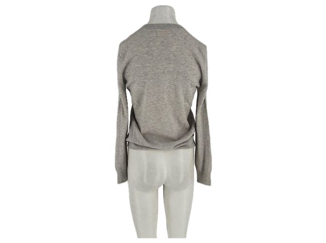 Autre Marque Pull en cachemire gris - vue 2