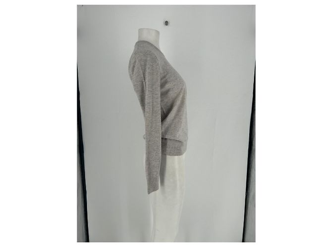 Autre Marque Pull en cachemire gris - vue 3