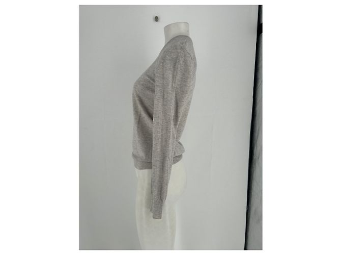 Autre Marque Pull en cachemire gris - vue 4