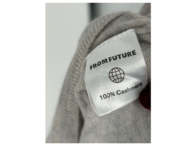 Autre Marque Pull en cachemire gris - vue 6