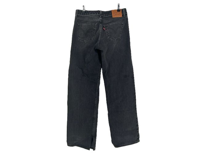 Jeans Low Loose Levi's Grigio Cotone - vista 2