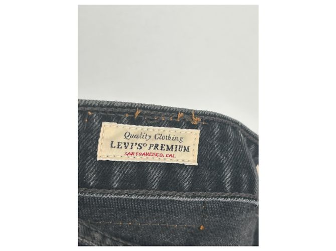 Jeans Low Loose Levi's Grigio Cotone - vista 4