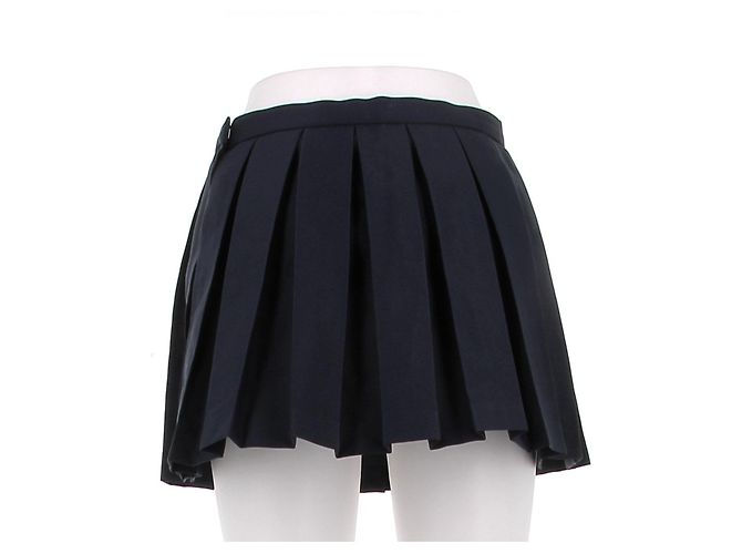 Falda plisada Lacoste azul marino - vista 2