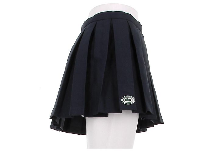 Falda plisada Lacoste azul marino - vista 3