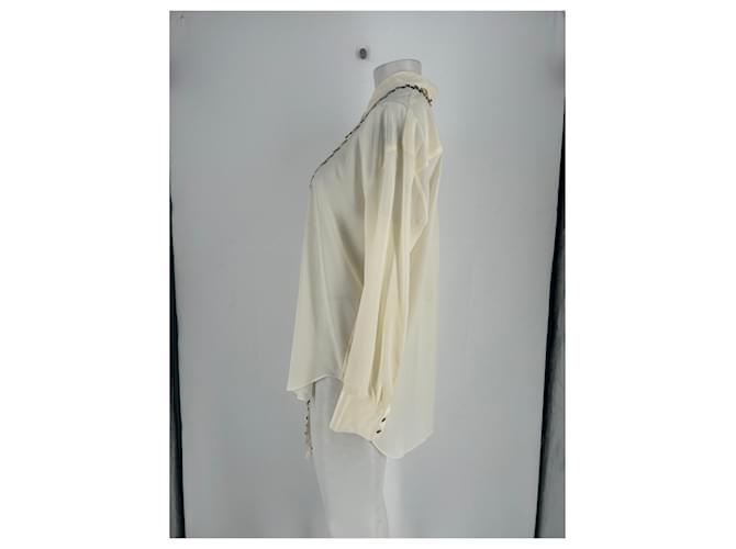 Autre Marque Camicia semitrasparente Beige - vista 3