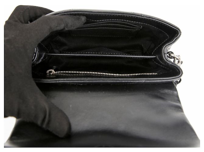 Saint Laurent Borsa Loulou Toy Matelassé Nera Nero - vista 11