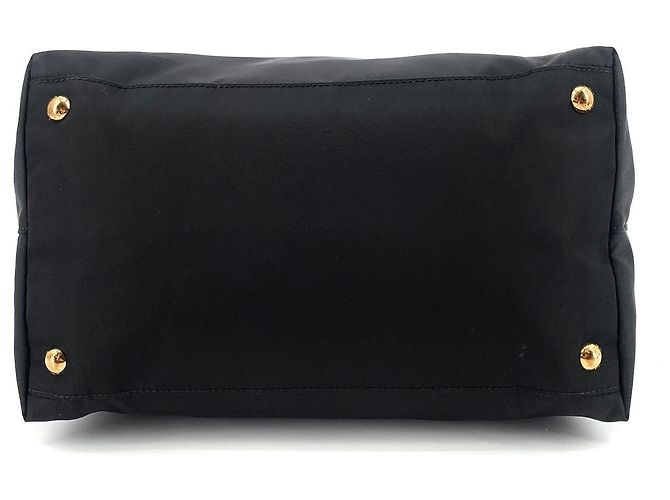 Prada Borsa tote e borsa a tracolla in poliammide nera Nero - vista 6