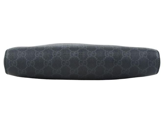 Gucci Borsa a tracolla Messenger GG Supreme Nera Nero - vista 6