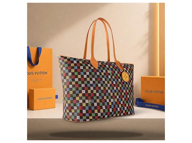 Louis Vuitton Neverfull Multi-Color Multicolore - vista 3