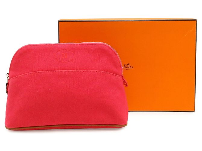 Hermès Borsa Hermes Bolide Pouch 25 Fuschia - vista 9