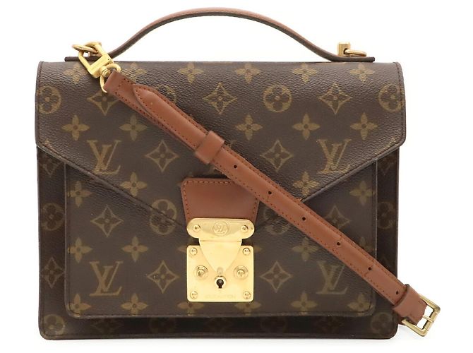 Borsa a mano Louis Vuitton Monogram Monceau 26 Marrone - vista 2