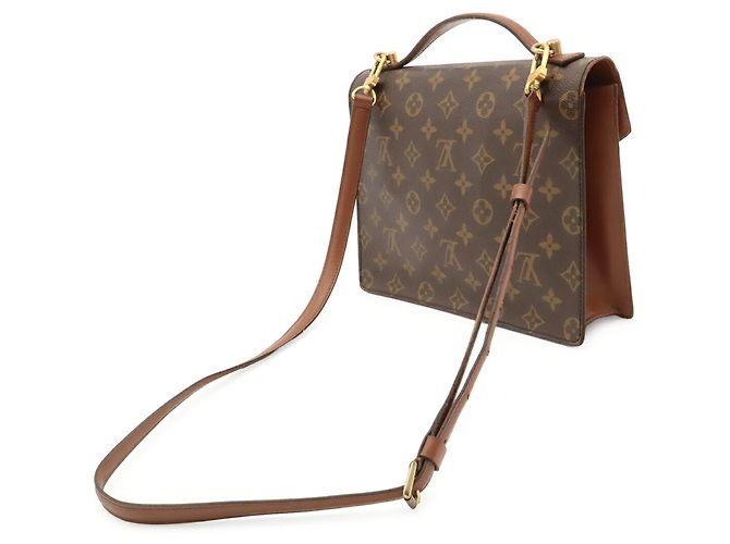 Borsa a mano Louis Vuitton Monogram Monceau 26 Marrone - vista 3