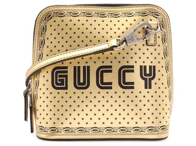 Borsa a tracolla Star GUCCI x SEGA Collaboration Nero D'oro - vista 2