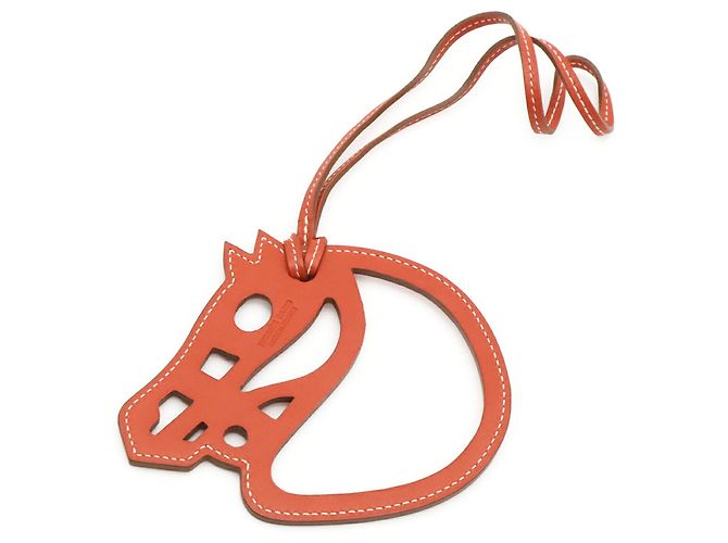 Hermès Charm per borsa HERMES Paddock Cheval in pelle - vista 3