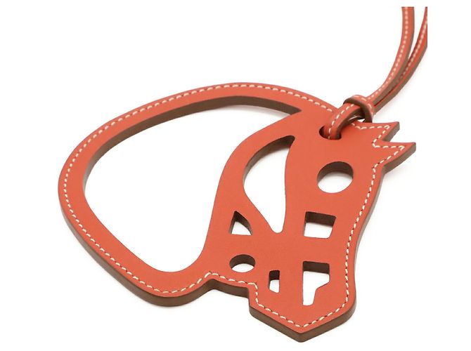 Hermès Charm per borsa HERMES Paddock Cheval in pelle - vista 4