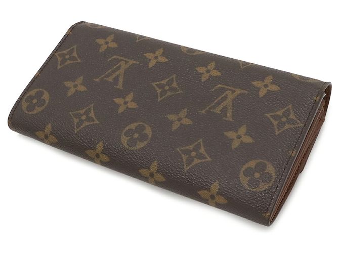 Cartera Larga Louis Vuitton Monogram Castaño - vista 3