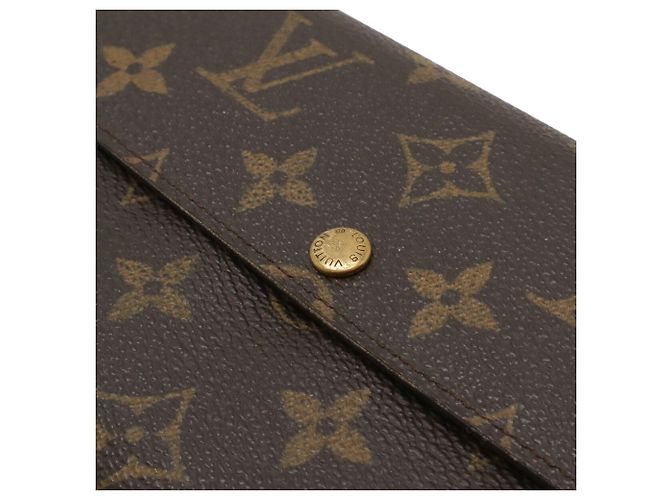 Cartera Larga Louis Vuitton Monogram Castaño - vista 5