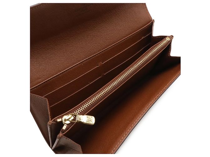 Cartera Larga Louis Vuitton Monogram Castaño - vista 6