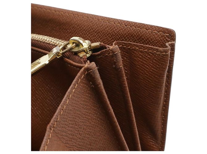 Cartera Larga Louis Vuitton Monogram Castaño - vista 9