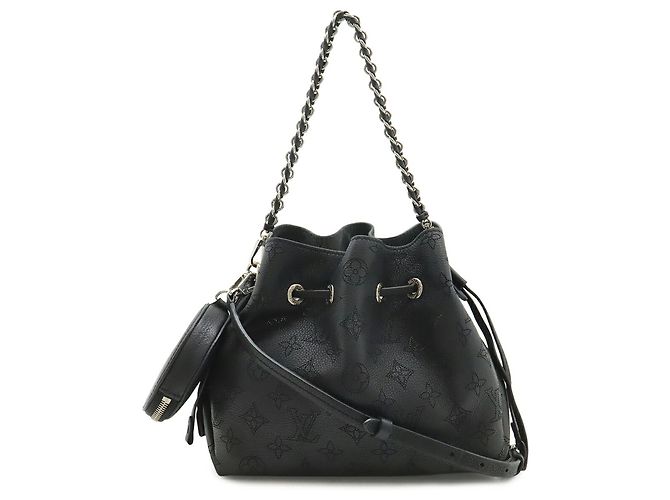 Borsa a tracolla Louis Vuitton Mahina Bella Nero - vista 2