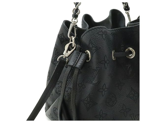 Borsa a tracolla Louis Vuitton Mahina Bella Nero - vista 5