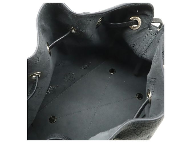 Borsa a tracolla Louis Vuitton Mahina Bella Nero - vista 8