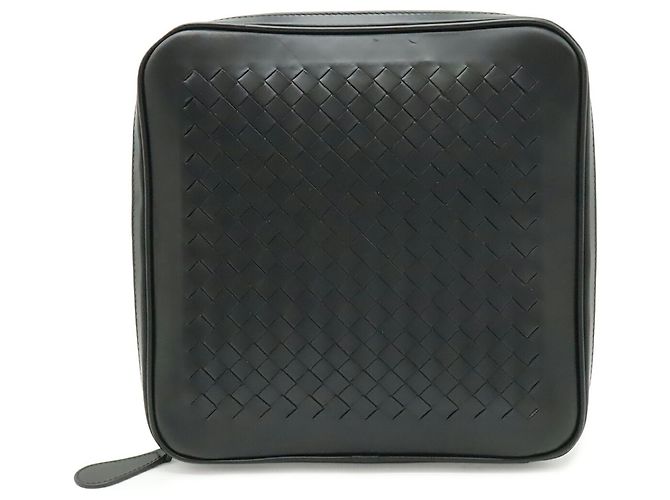 Borsa Tote Bottega Veneta Intrecciato Nero Grigio - vista 2