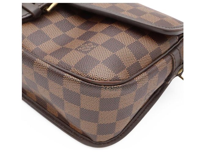 Louis Vuitton Damier Sologne Schultertasche Braun - Ansicht 4