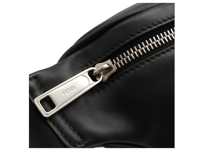 Borsa a tracolla Fendi Bugs Monster Eye Nero Giallo - vista 7
