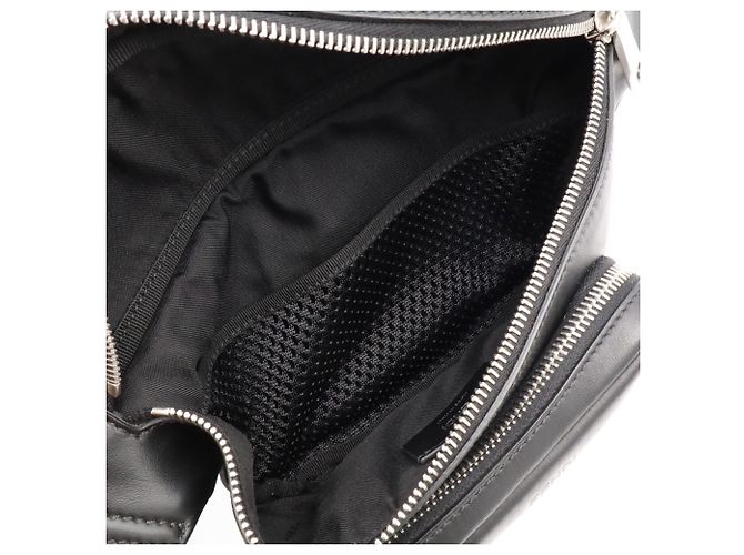 Borsa a tracolla Fendi Bugs Monster Eye Nero Giallo - vista 9
