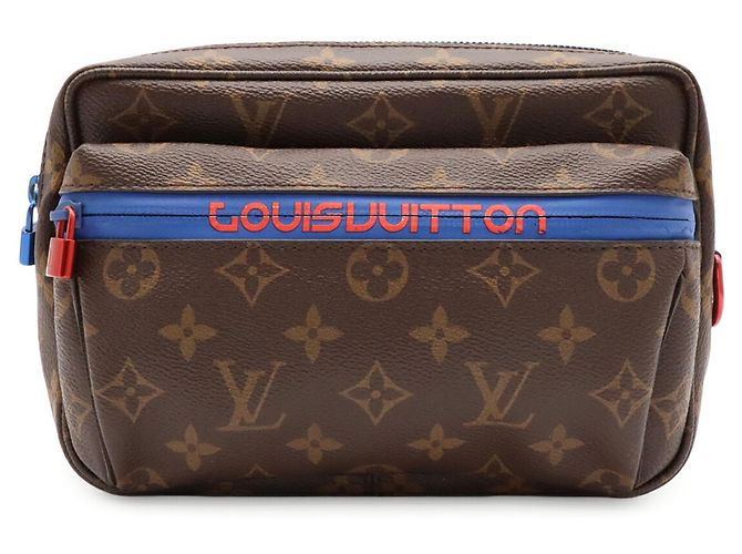 Louis Vuitton Monogram Pacific PM Schultertasche Braun Blau - Ansicht 2