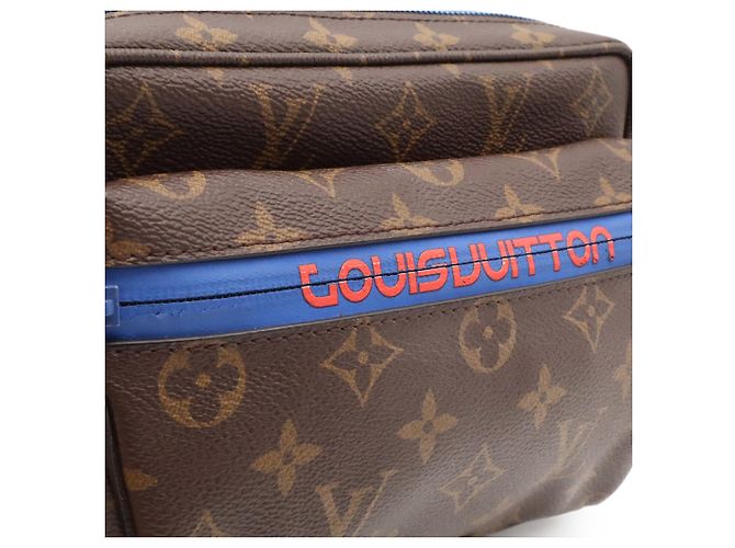 Louis Vuitton Monogram Pacific PM Schultertasche Braun Blau - Ansicht 7