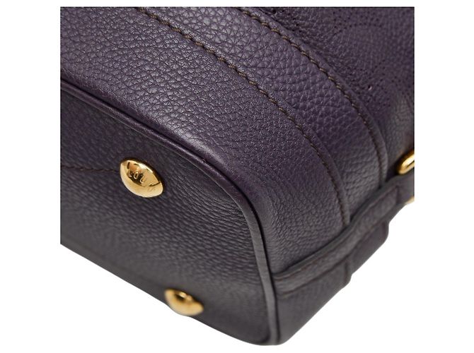 Borsa Louis Vuitton Monogram Mahina Stella PM Porpora - vista 4