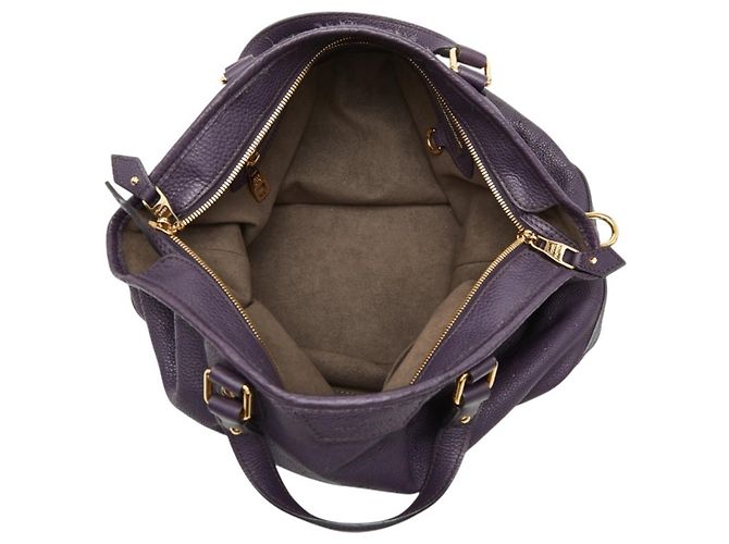 Borsa Louis Vuitton Monogram Mahina Stella PM Porpora - vista 8