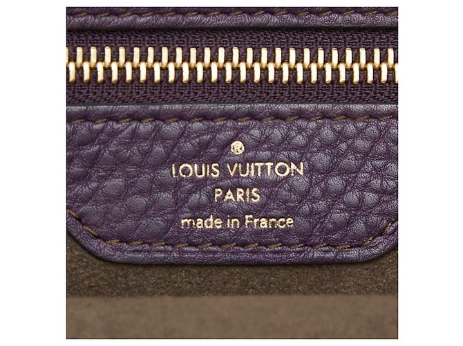 Borsa Louis Vuitton Monogram Mahina Stella PM Porpora - vista 9