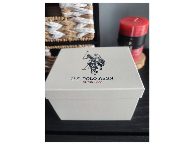 Autre Marque Orologio U.S. Polo Assn. Dorato Quadrante Bianco - vista 5