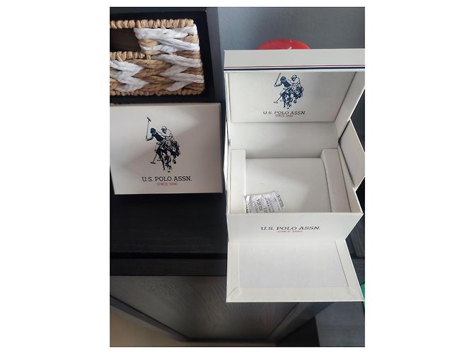 Autre Marque Orologio U.S. Polo Assn. Dorato Quadrante Bianco - vista 7