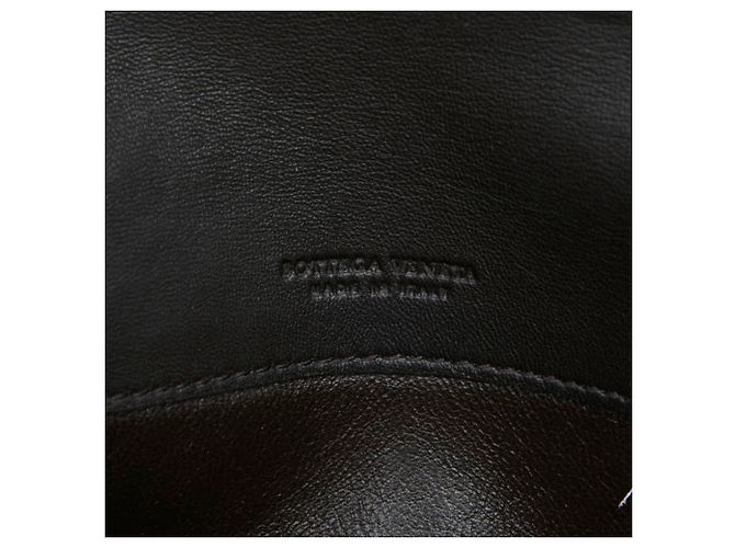 Cartera larga Bottega Veneta Intrecciato Castaño - vista 7