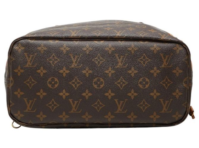 Borsa a tracolla Louis Vuitton Monogram Neverfull MM Marrone Rosa - vista 3