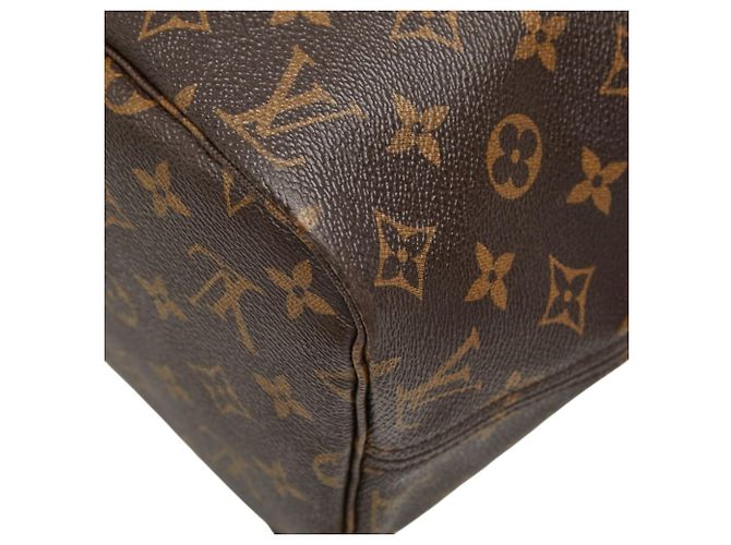 Borsa a tracolla Louis Vuitton Monogram Neverfull MM Marrone Rosa - vista 6
