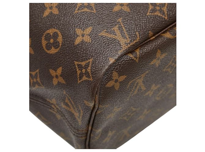 Borsa a tracolla Louis Vuitton Monogram Neverfull MM Marrone Rosa - vista 7