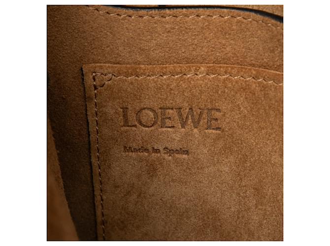 Borsa Loewe Anagram Gate Bag Marrone - vista 5