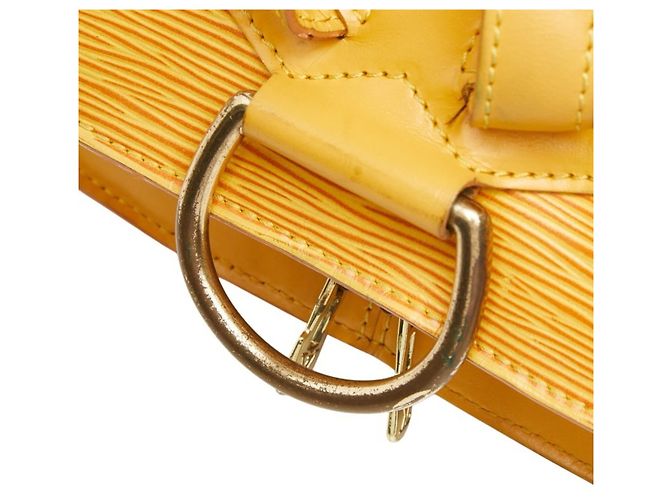 Zaino Louis Vuitton Epi Cobelin Giallo - vista 11