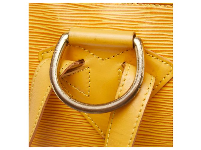 Zaino Louis Vuitton Epi Cobelin Giallo - vista 12