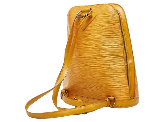 Zaino Louis Vuitton Epi Cobelin Giallo - vista 2