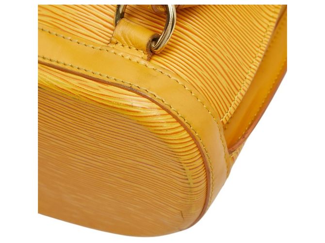 Zaino Louis Vuitton Epi Cobelin Giallo - vista 6