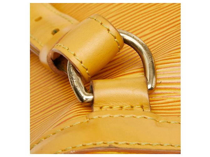Zaino Louis Vuitton Epi Cobelin Giallo - vista 9