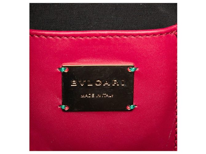 Bulgari Borsa a tracolla e spalla con catena BVLGARI Serpenti Forever Rosso Bordò - vista 5
