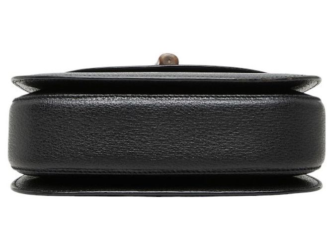 Borsa a mano e a tracolla Gucci Bamboo Nero - vista 3