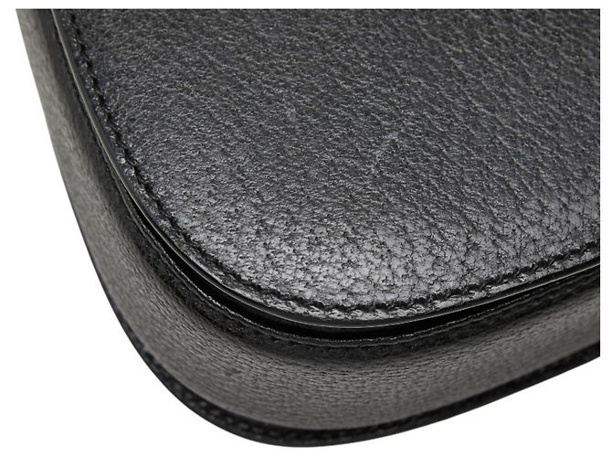 Borsa a mano e a tracolla Gucci Bamboo Nero - vista 7